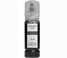 ✅ 70 ml SUBLIMATIONSTINTE FOTOSCHWARZ (PB) für Epson Ecotank 114 ET-8500 ET-8550