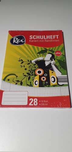 5er set rex schulhefte - set,