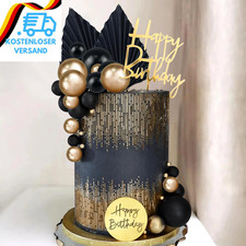 26 Stück Gold Tortendeko