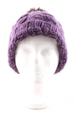 PIERRE CLAIRE Strickmütze Damen Mütze lila Casual-Look