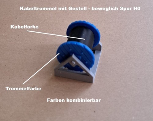 Kabeltrommel mit gestell - 2x,