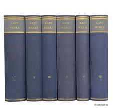 Wilhelm Weischedel: Immanuel Kant - Werke in sechs Bänden (komplett, 6 Bände)