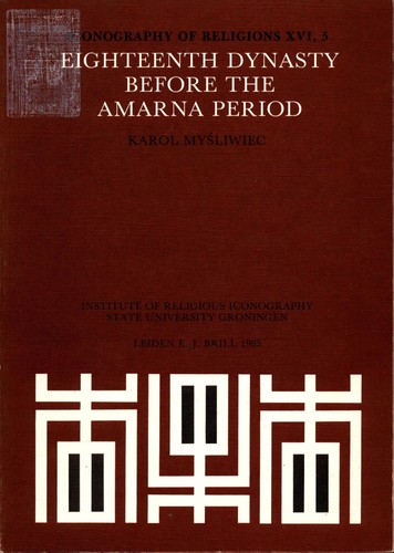 Eighteenth dynasty before the - dynasty,