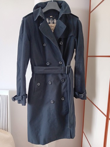 Schwarzer burberry trenchcoat - schwarzer,