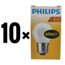 10 x Philips Glühbirne 60W