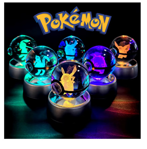 Pokémon kristallkugel - pokémon, 3d