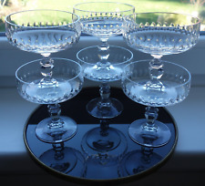 6 edle Vintage Sektschalen