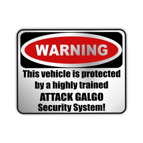 Auto aufkleber sticker warning - auto,