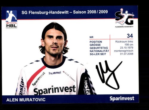 Alen muratovic autogrammkarte - muratovic,