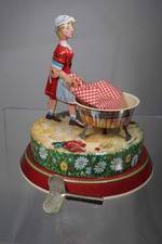 Wilesco 10850 Blechspielzeug Waschfrau mit Uhrwerkantrieb
