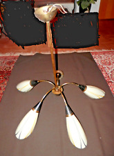 alte 1950er-Jahre - Sputnik-Deckenlampe/leuchte-Tütenlampe-Spinne-Glas/Metall