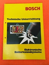 Bosch Technische Unterrichtung D Prospekt Brochure elektronische Batteriezündung