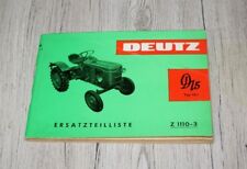 Original Deutz Ersatzteilliste