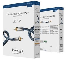 Inakustik Premium II Mono Subwooferkabel RCA Cinch 5m  Neu in OVP