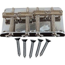Brücke Fender Pure Vintage Bass Bridge, Nickel/Chrome, 4 Einzelreiter Bridge Git