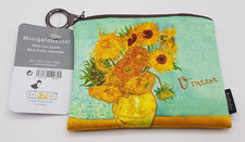 Mini Geldbeutel - Fridolin - Motiv Van Gogh Sonnenblumen   (Art. K48/17)