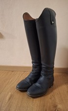 Sergio Grasso Lederreitstiefel Reitstiefel 38 Dunkelblau