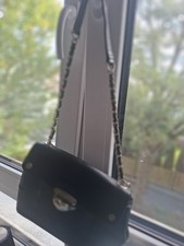 Moschino, Echtleder Schultertasche, Schwarz, Gebraucht, Guter Zustand, Anhänger