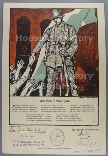 145587 freikorps urkunde - 145587:,