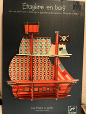 Etagere en Bois Piratenboot Wandregal von Djeco