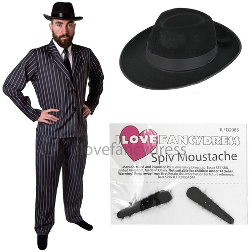 Herren gangster kostüm mit - kostÜm,