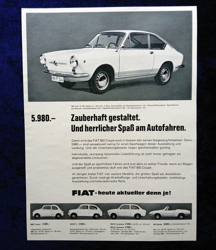 Fiat 850 coupe - 850,