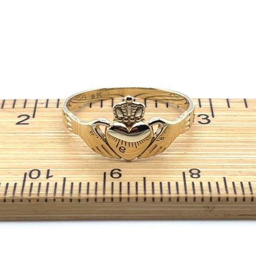 Irischer claddagh ring - irischer, kt