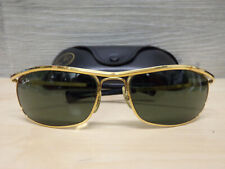 Ray-Ban Olympian, B&L, USA , Glasfarbe Grün, Metall Gold, Sonnenbrille EasyRider