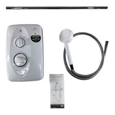 Kohler Mira Elektrische Dusche Jump 1.1788.012, 10,8 kW Chrom, weiß, 1.1788.012