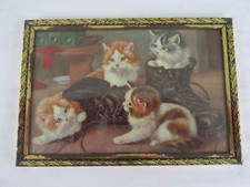 Wandbild 4 Kätzchen in