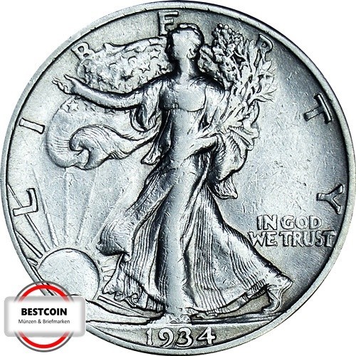Usa 142 half dollar - km,
