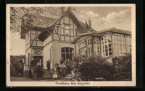 Ansichtskarte bad salzuflen - bad,