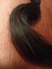 Europäisches Echthaar Zopf