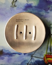 Seifenschale Edelstahl gebürstet