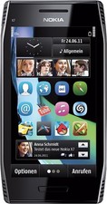Nokia X7-00 Dark Steel - Bastlerware/Ersatzteillager, sofort lieferbar
