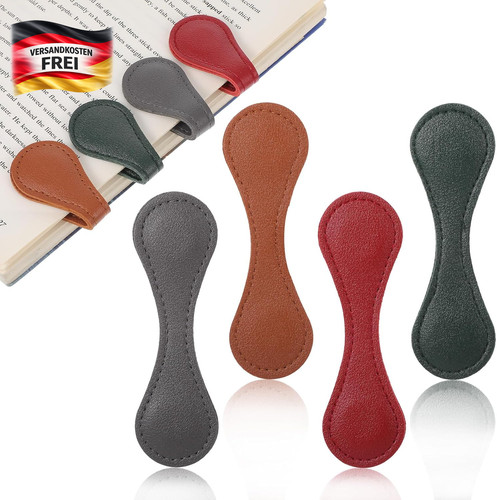 Magnetische lesezeichen leder - magnetische,