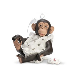 ausdrucksstarkes Affenbaby-32 cm-Asi Asivil-Vinyl-neu im Karton (9)