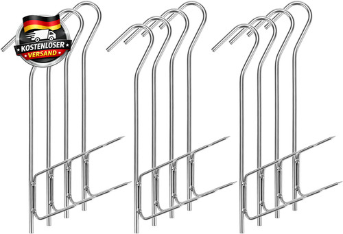 Räucherhaken edelstahl 21cm - räucherhaken,