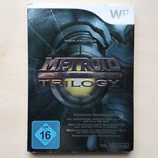 Metroid Prime Trilogy in OVP mit Anleitung Umverpackung Nintendo Wii Spiel Boxed
