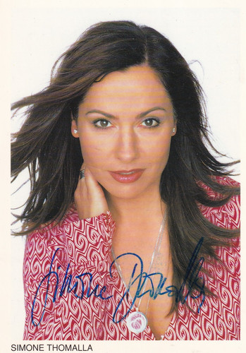 Autogramm simone thomalla - autogramm,