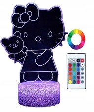 3D LED Nachtlampe HELLO KITTY