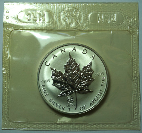 Maple leaf 2001 snake - 1, oz