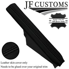 SCHWARZE NÄHTE LEDER