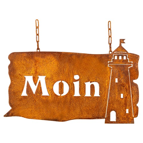 Rost gartenschild moin - gartenschild,