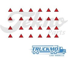 Tekno Decals Reflector red