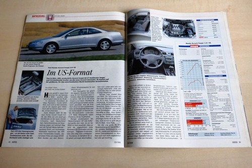 Mot 1998 honda accord coupe - mot, 23/1998