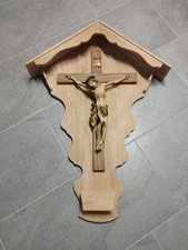 Großes Jesuskreuz - Kruzefix aus Holz - Holzschnitzerei