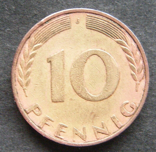 Brd pfennig 1969 jä - pfennig, j,