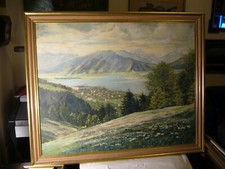 Münchner Schule Franz von Stuck Schüler Paul Stollreither : Kloster Tegernsee SS