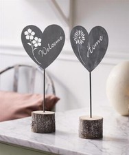 Metall Deko Säule "Herz"